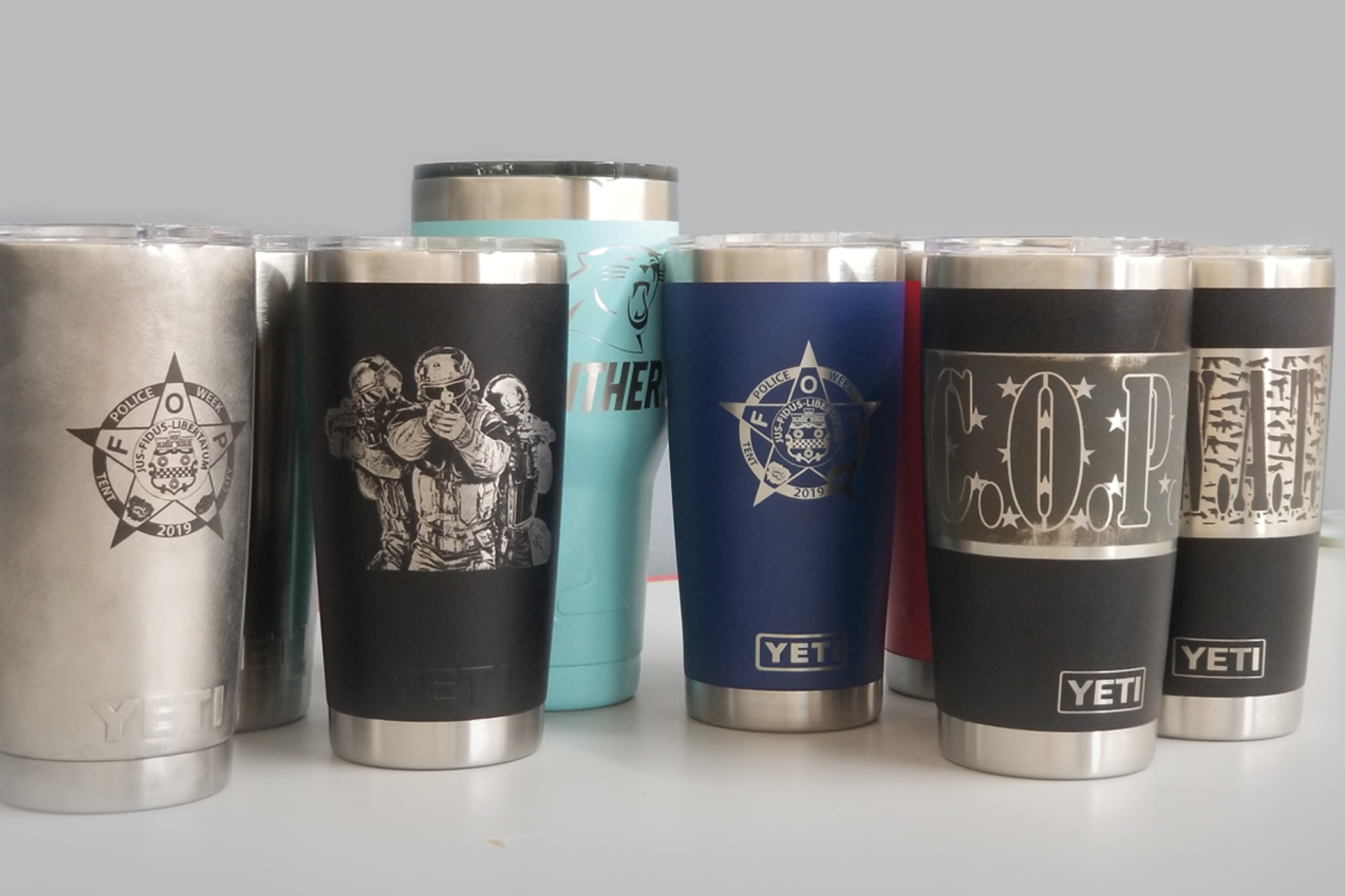 Custom 20oz YETI Tumbler - Etched Laser