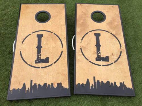 Skyline corn hole