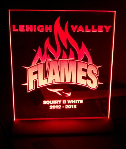 flamesled acrylic